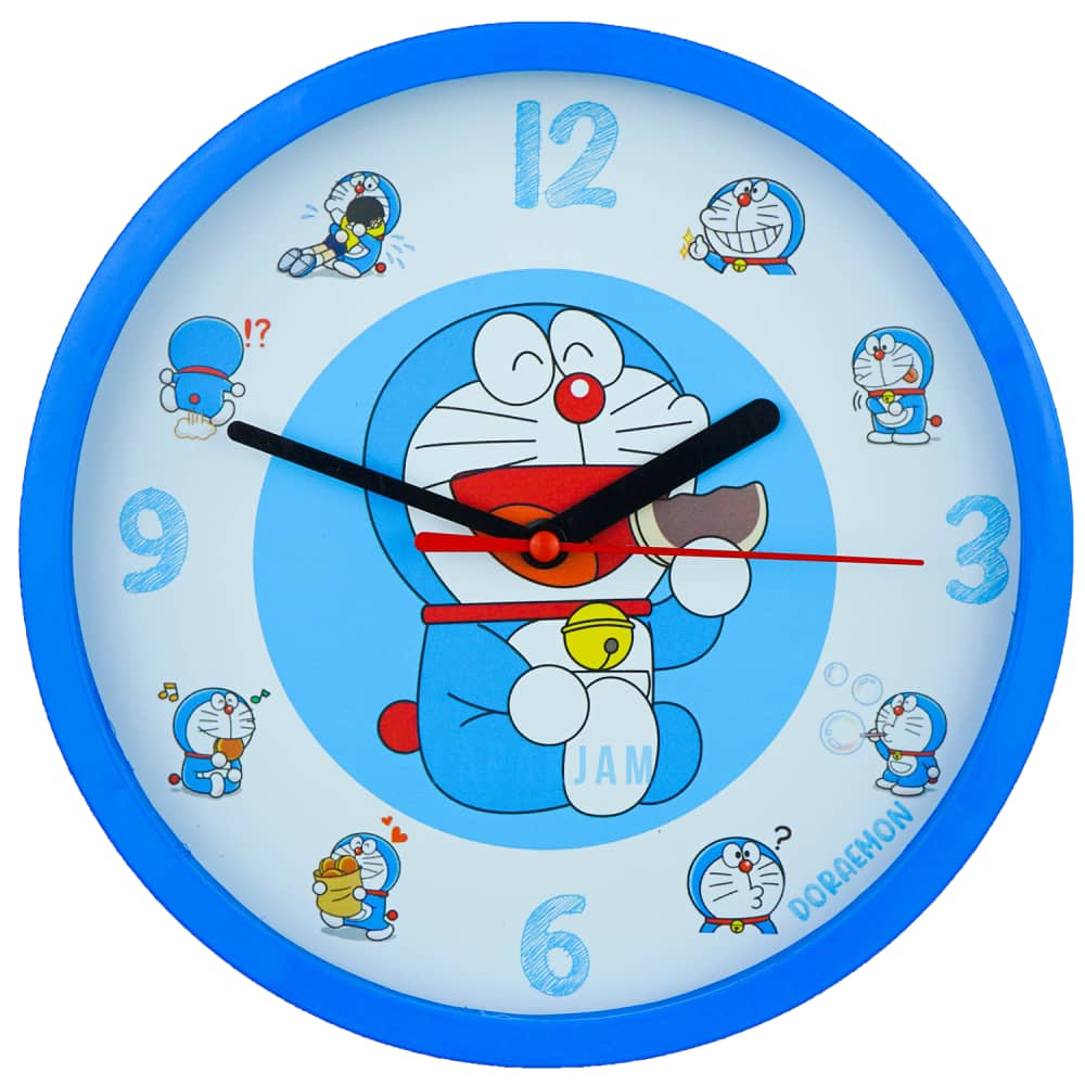 Jam Dinding Quartz No Brand BestSeller Doraemon NN1222
