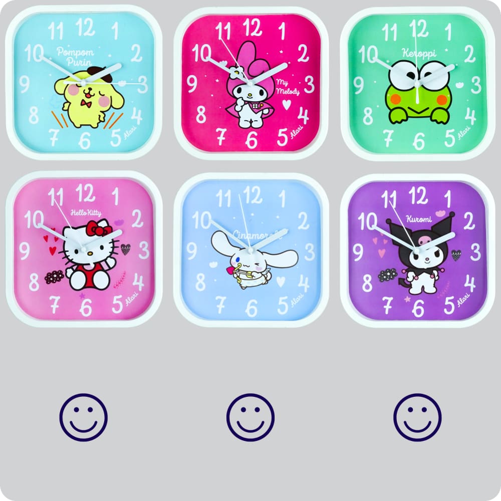 Jam Dinding Analog Karakter Anak Non Kuromi JDNONNN2202-5454KUR