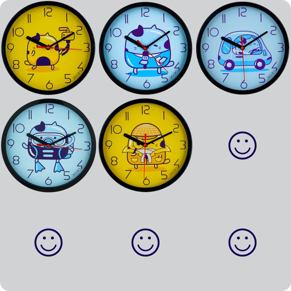 Jam Dinding Analog Karakter Anak Boba Youtuber JDBOBAWCBB1233YOU