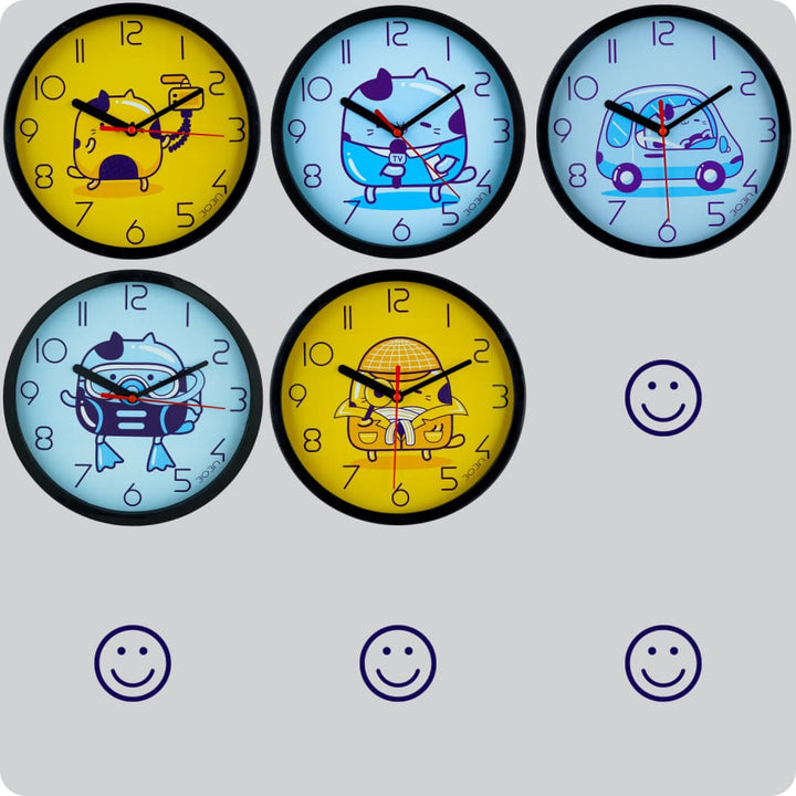 Jam Dinding Analog Karakter Anak Boba Youtuber JDBOBAWCBB1233YOU