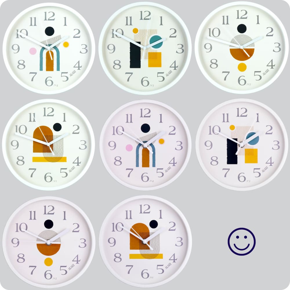 Jam Dinding Analog Motive/Pattern Alari V1 JDALARAL1157-1668V1