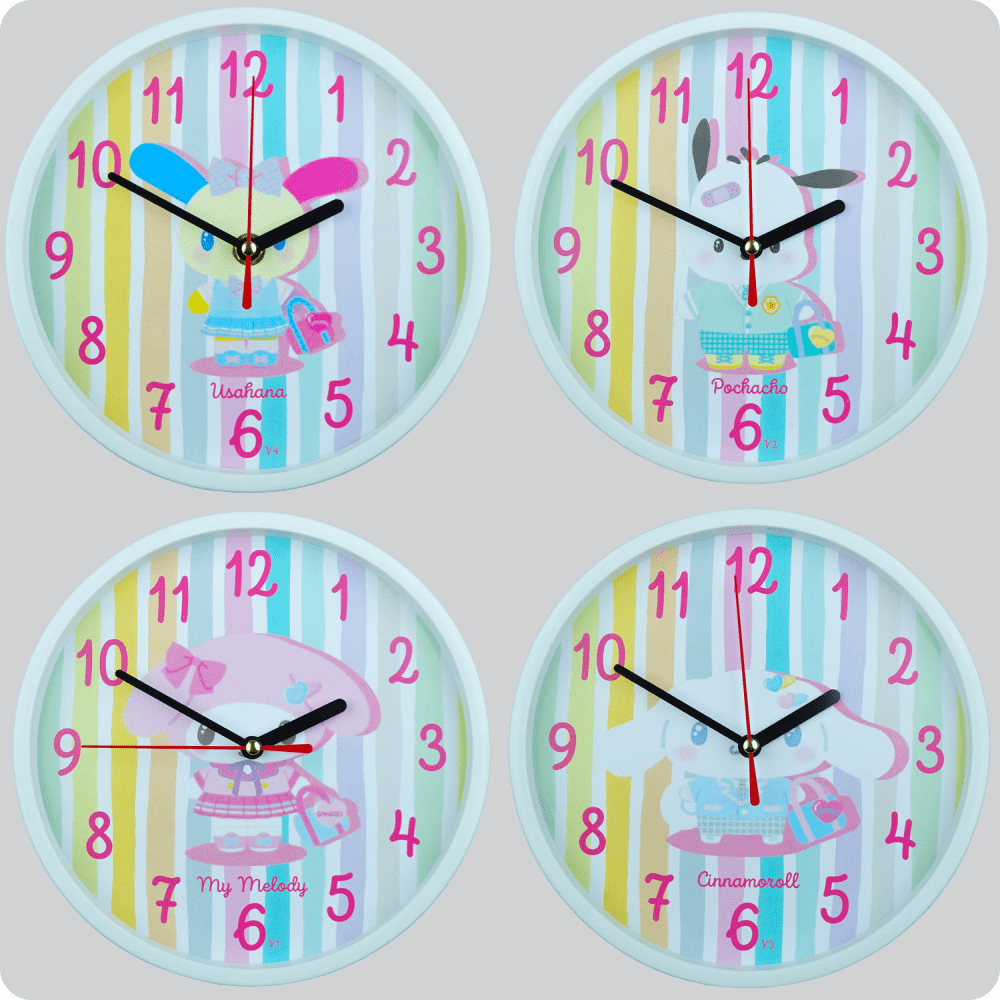 Jam Dinding Analog Karakter Anak Non Cinnamoroll JDNONNN1004-1668CINV3