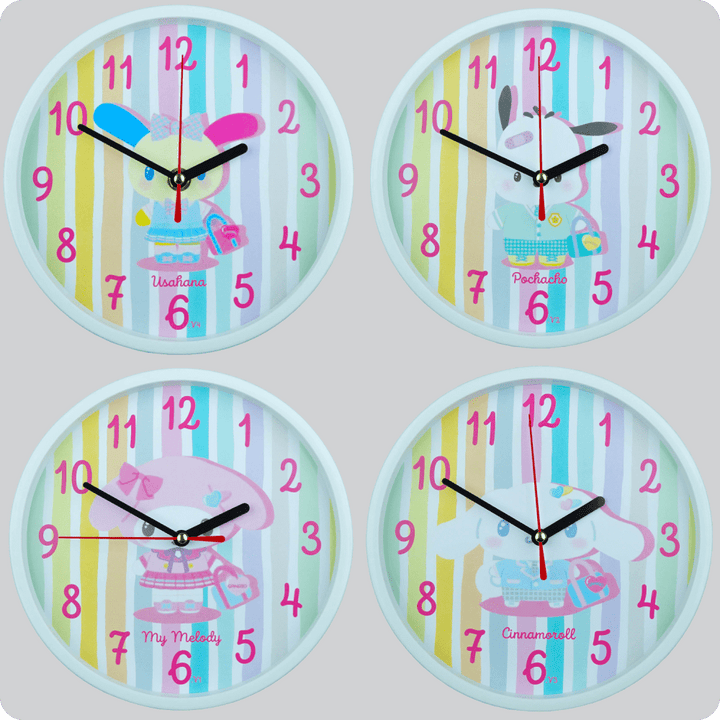 Jam Dinding Analog Karakter Anak Non Cinnamoroll JDNONNN1004-1668CINV3