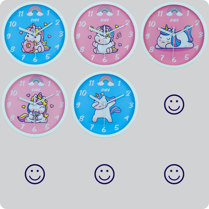 Jam Dinding Analog Karakter Anak Boba Dabbing JDBOBABB1177DAB