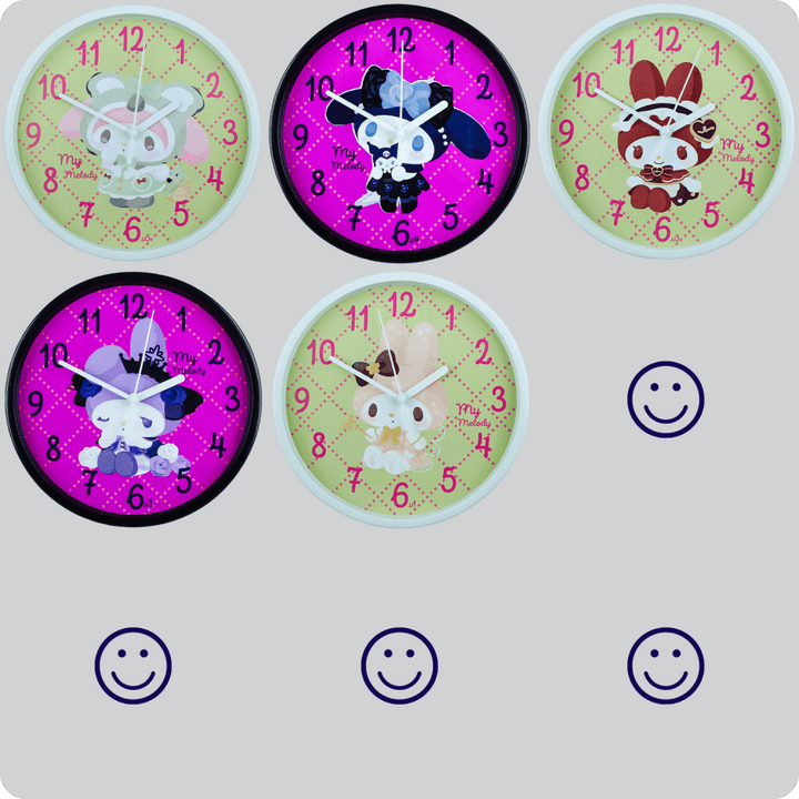 Jam Dinding Analog Karakter Anak Non v1 JDNONNN1005-1668V1