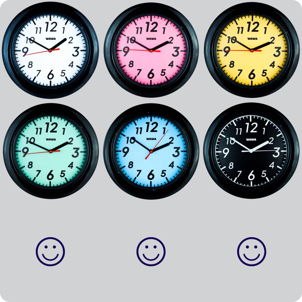 Jam Dinding Analog Polos Minimalis Wawa Black JDWAWAWW1122-888BLA