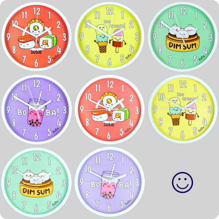 Jam Dinding Analog Karakter Anak Boba Boba JDBOBABB1117BOB