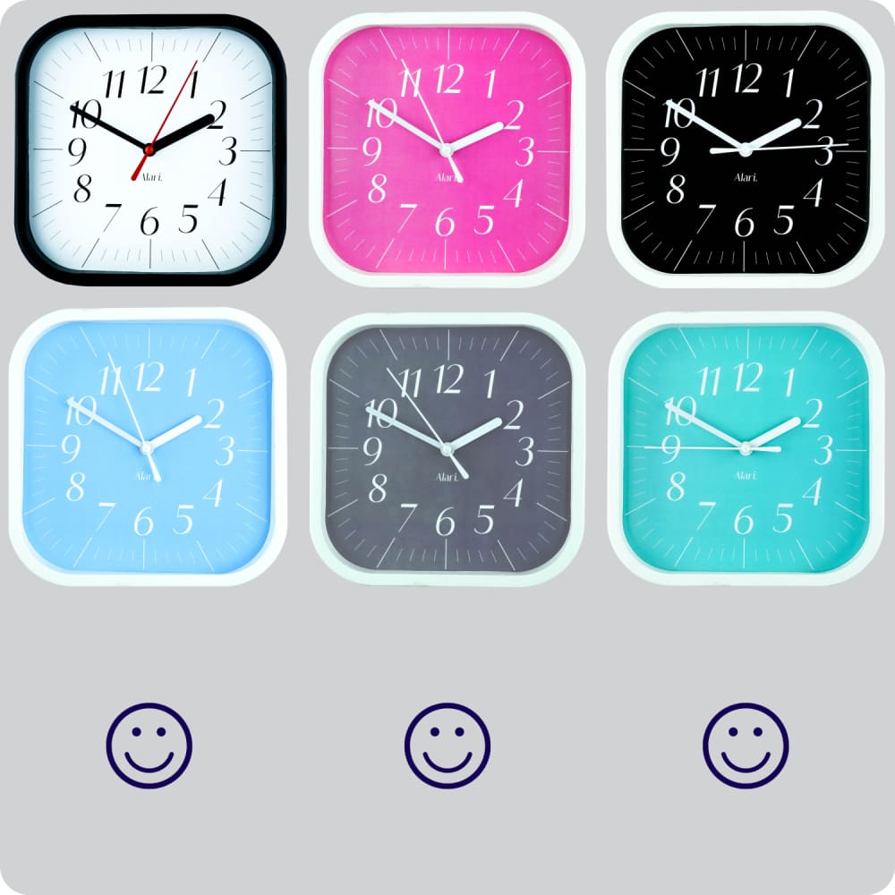 Jam Dinding Analog Polos Minimalis Alari Tosca JDALARAL1250-5454TOS