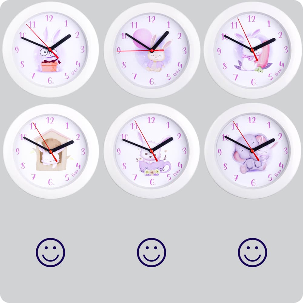 Jam Dinding Analog Karakter Anak Boba V2 JDBOBABB1159-805V2