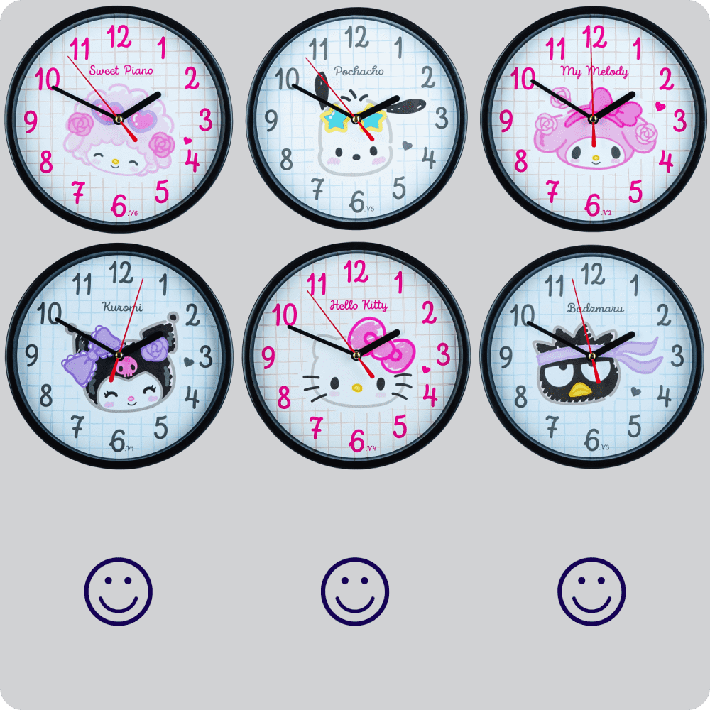 Jam Dinding Analog Karakter Anak Non Badzmaru JDNONNN1003-1668BADV3