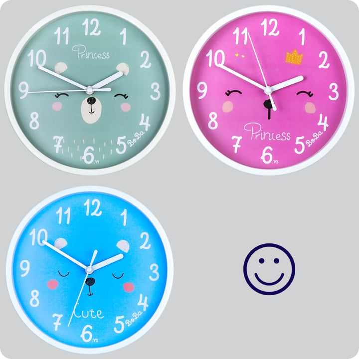 Jam Dinding Analog Karakter Anak Boba Blue JDBOBABB1178-1668BLUV2