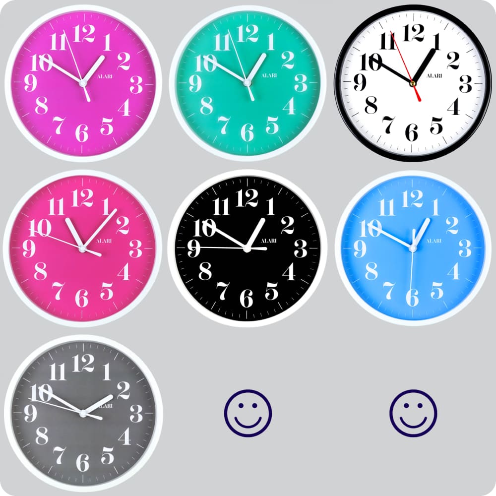 Jam Dinding Analog Vintage/Jaman Dulu Alari Abu JDALARAL1165-1668ABU