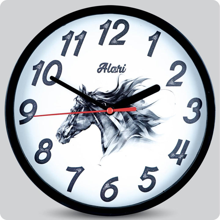 Jam Dinding Analog Animal Alari Kuda JDALARAL1137-1668KUD