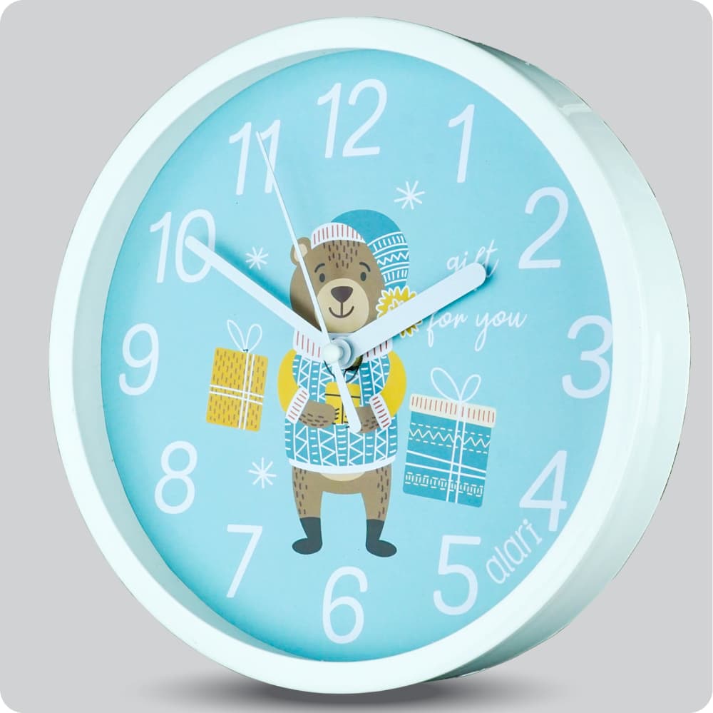 Jam Dinding Analog Karakter Anak Alari Bear JDALARAL1129-1668BEA