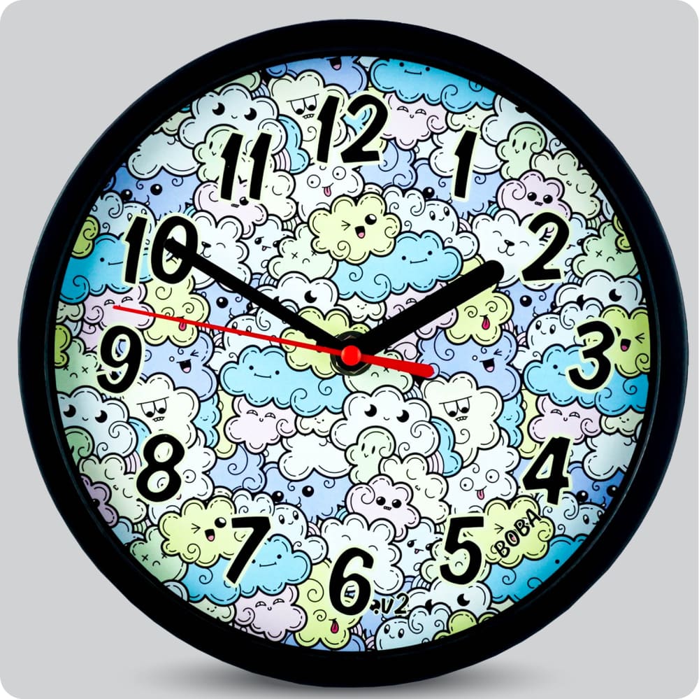 Jam Dinding Analog Karakter Anak Boba v2 JDBOBABB1107-1668CLOV2