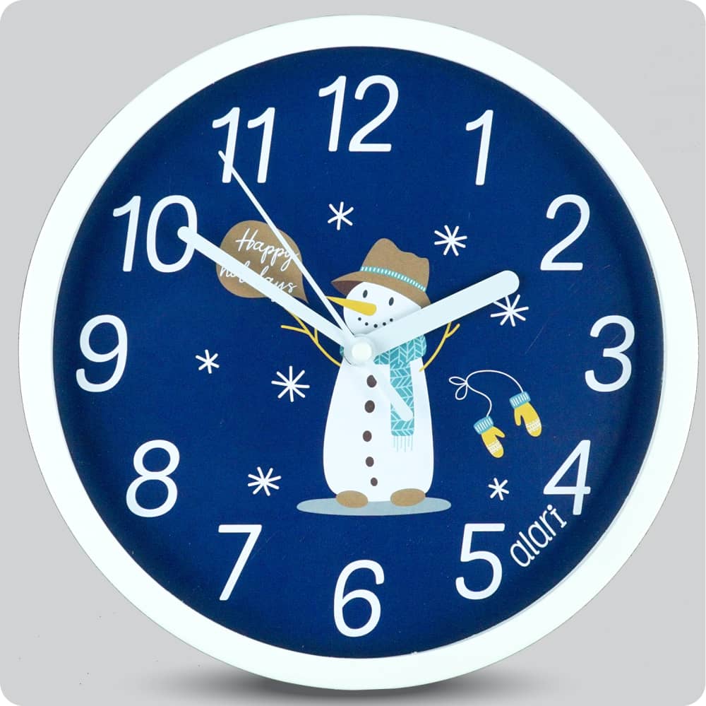 Jam Dinding Analog Karakter Anak Alari Snowman JDALARAL1129-1668SNO