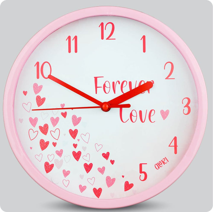 Jam Dinding Analog Bunga Alari Forever Love JDALARAL6868BUFLOV