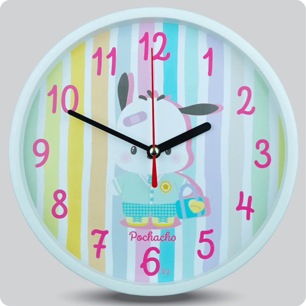 Jam Dinding Analog Karakter Anak Non Pochaco JDNONNN1004-1668POCV2