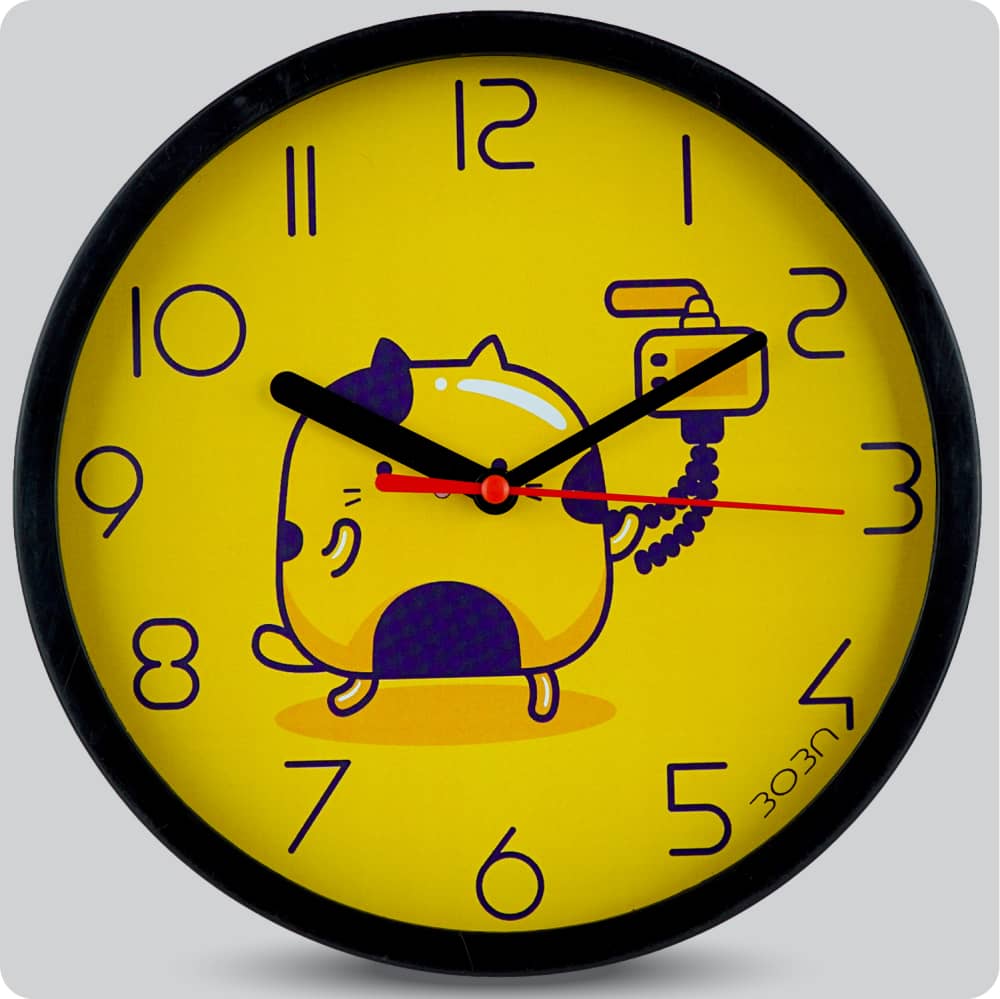 Jam Dinding Analog Karakter Anak Boba Youtuber JDBOBAWCBB1233YOU