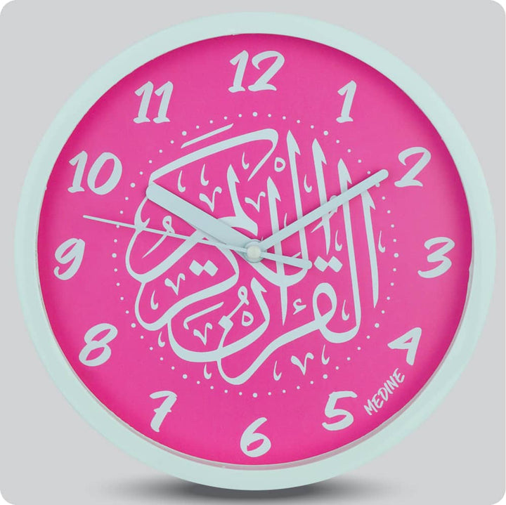 Jam Dinding Analog Kaligrafi Medine Pink JDMEDIMD1134KQPIN