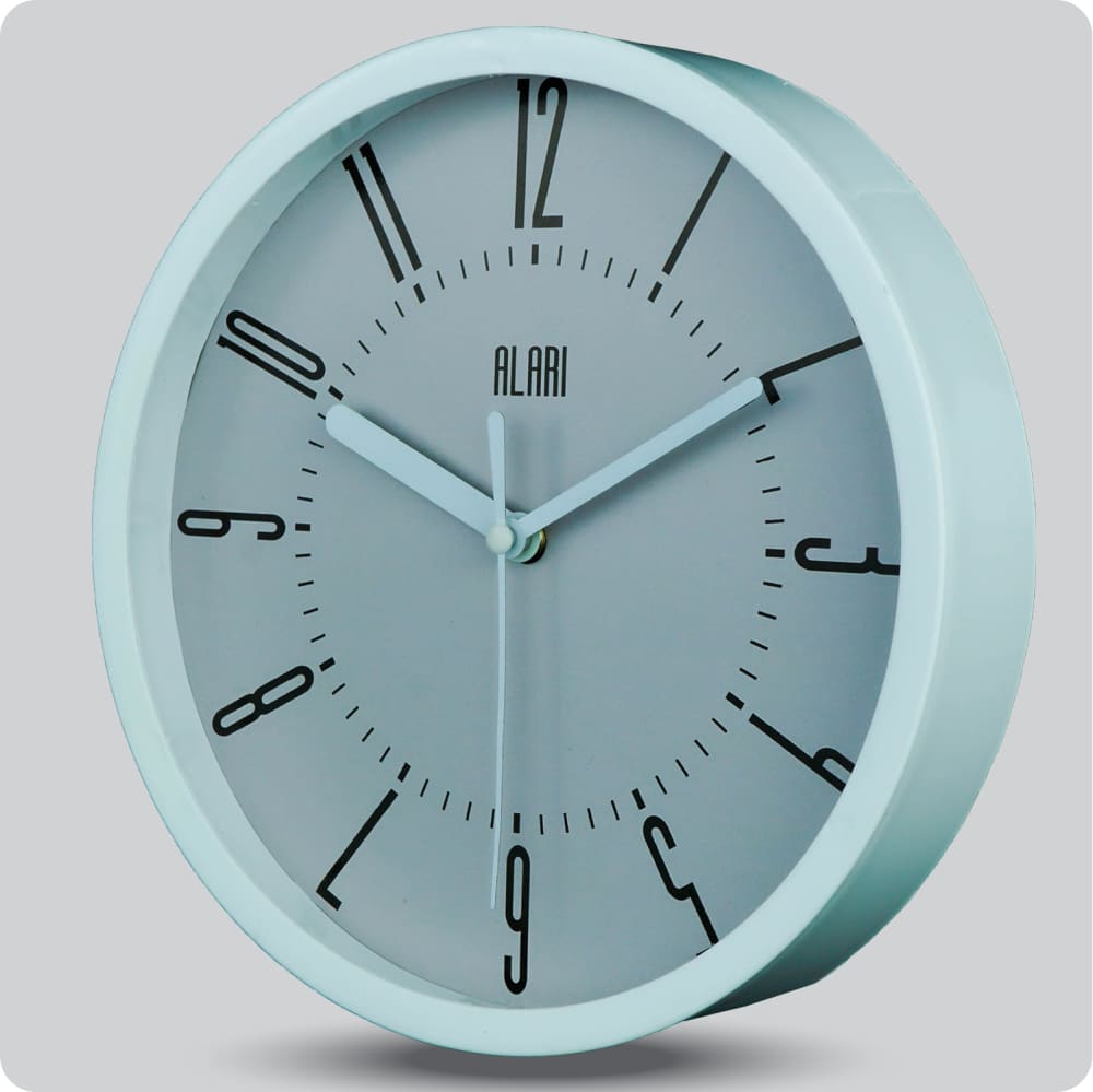 Jam Dinding Analog Polos Minimalis Alari Abu-Abu JDALARAL1155ABU