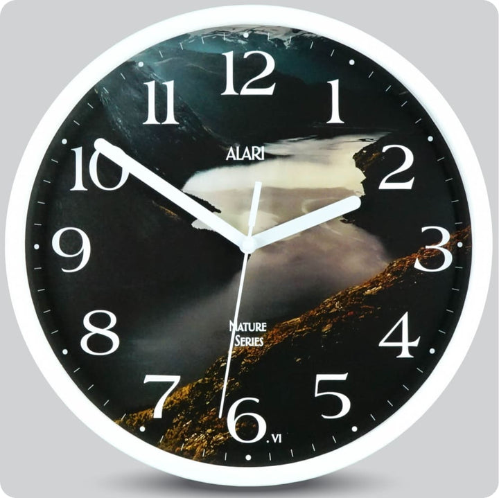 Jam Dinding Analog Motive/Pattern Alari V1 25 Cm JDALARAL1161-168LV1