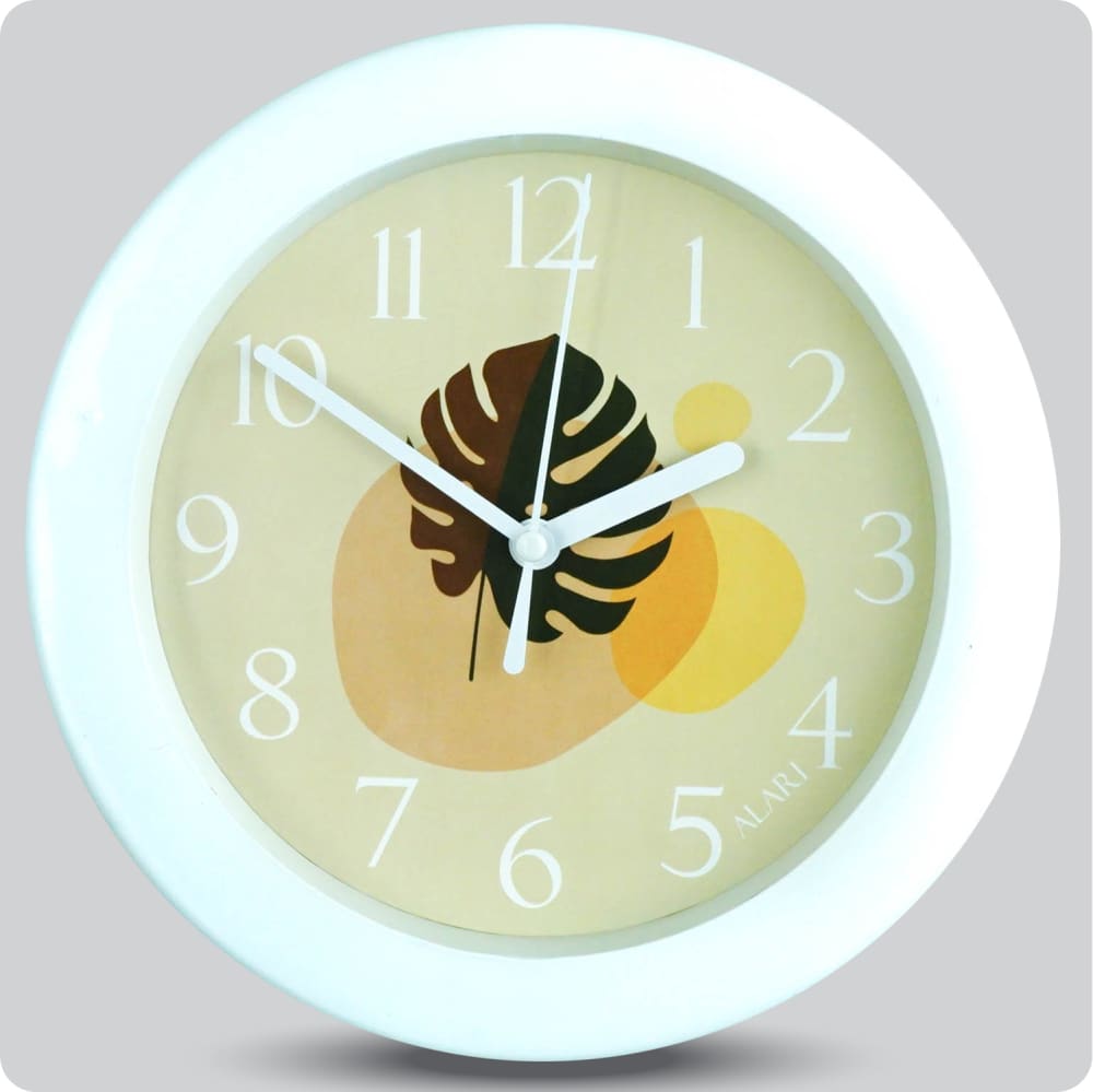 Jam Dinding Analog Bunga Alari Palem JDALARAL6788-805PAL