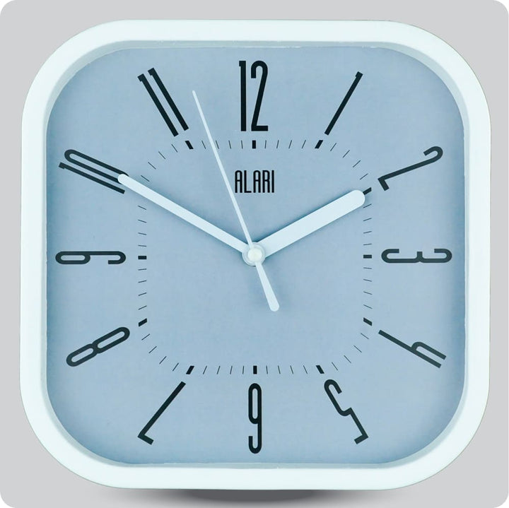 Jam Dinding Analog Polos Minimalis Alari Abu JDALARAL1155-5454ABU