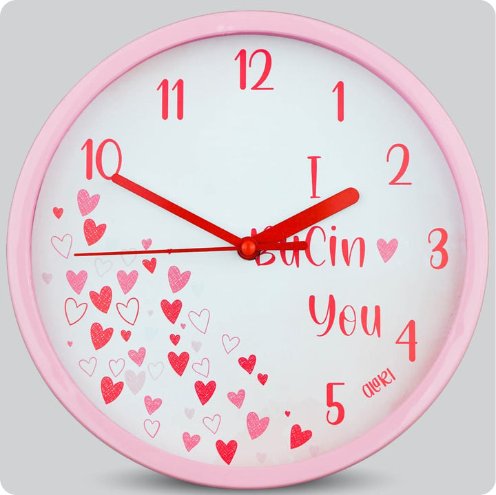 Jam Dinding Analog Bunga Alari I Bucin You JDALARAL6868BUCIYO