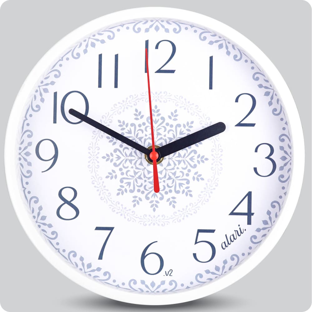 Jam Dinding Analog Tekstur Material Alari V2 JDALARAL1255-1168V2