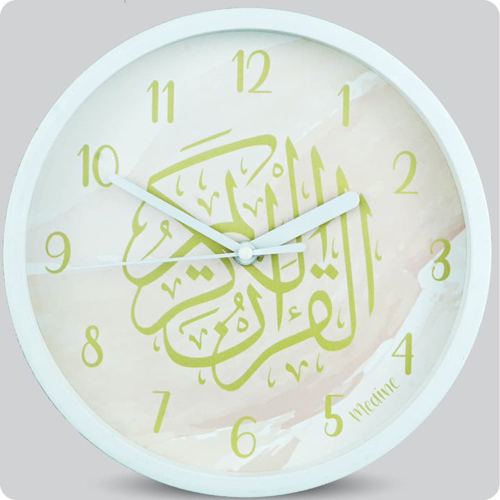 Jam Dinding Analog Kaligrafi Medine AlQuran JDMEDIMD6869MGKALQ