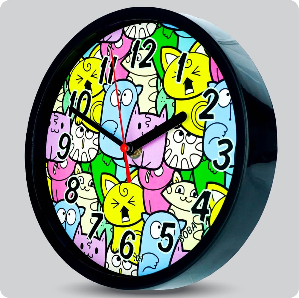 Jam Dinding Analog Karakter Anak Boba v1 JDBOBABB1107-1668CATV1