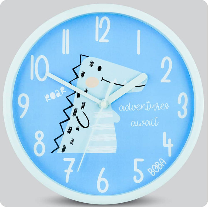 Jam Dinding Analog Animal Boba Crocodile JDBOBABB1313SVACRO