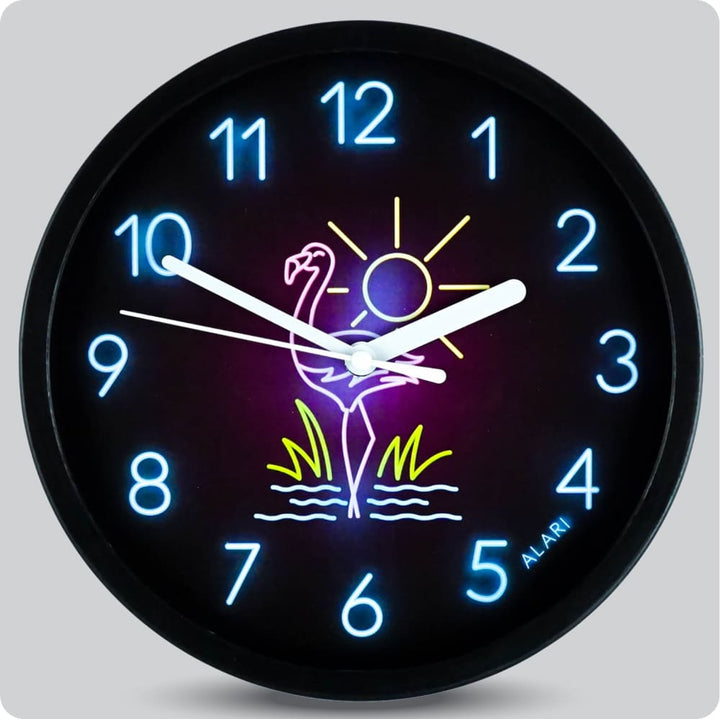 Jam Dinding Analog Karakter Anak Alari Tropical Famingo JDALARAL1222-1668TRO