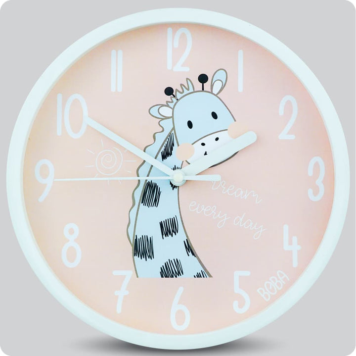 Jam Dinding Analog Animal Boba Giraffe JDBOBABB1313SVAGIR
