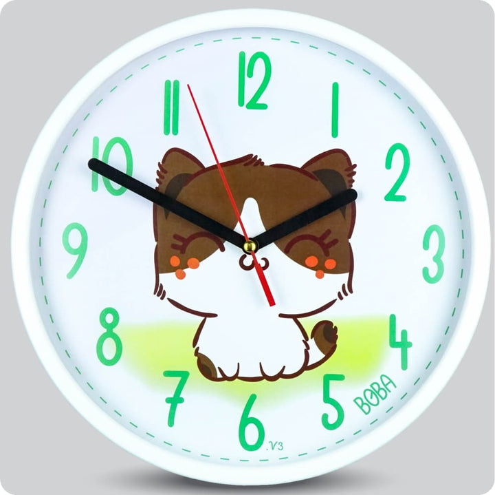 Jam Dinding Analog Karakter Anak Boba V3 25 Cm JDBOBABB1106-168LV3