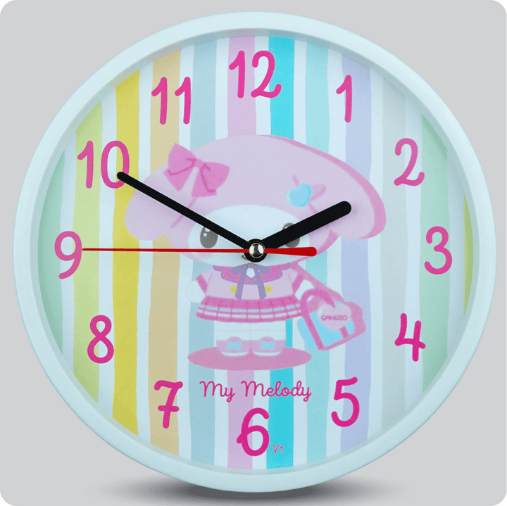 Jam Dinding Analog Karakter Anak Non My Melody JDNONNN1004-1668MELV1