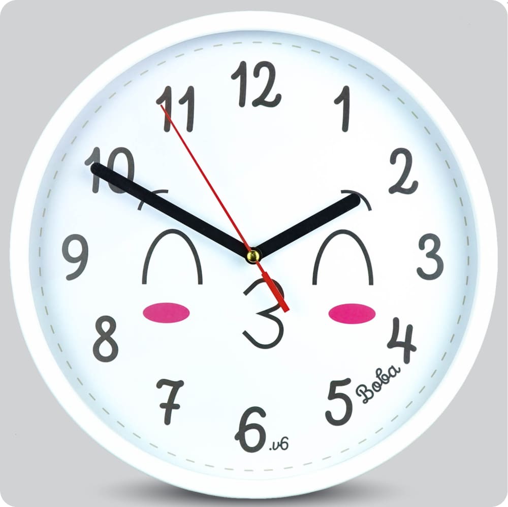 Jam Dinding Analog Karakter Anak Boba V6 25 Cm JDBOBABB1104-168LV6