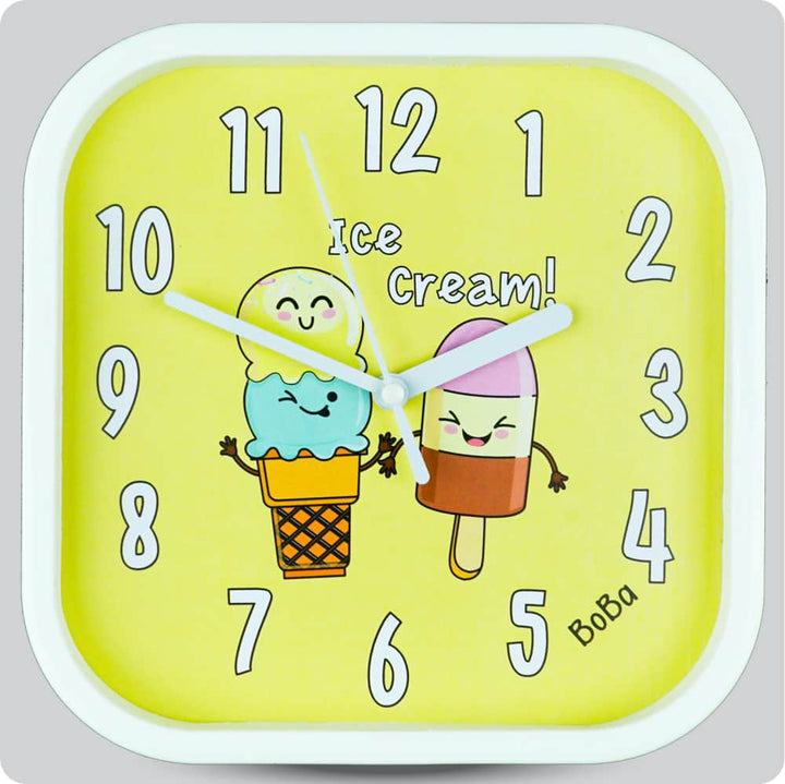 Jam Dinding Analog Karakter Anak Boba Ice Cream JDBOBABB1117-5454ICE