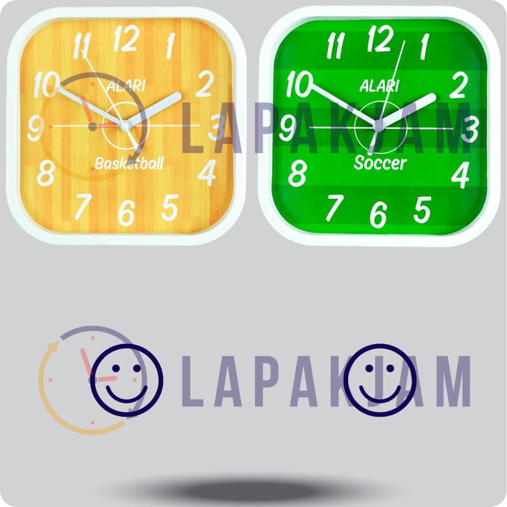 Jam Dinding Analog Olahraga Sporty Alari Football JDALARAL1235-5454FTBAL