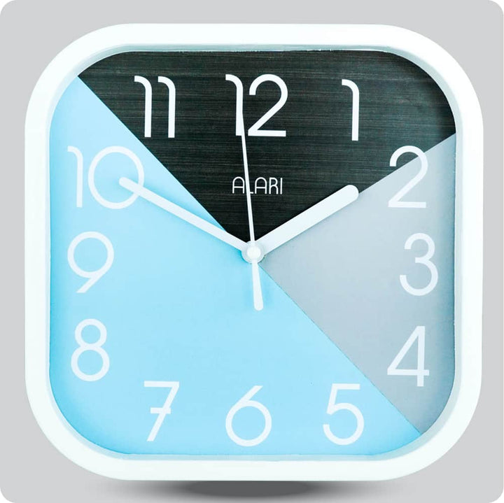 Jam Dinding Analog Polos Minimalis Alari Hitam JDALARAL1210-5454HIT