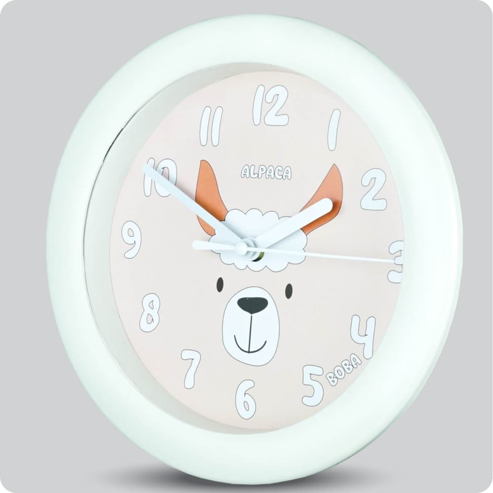 Jam Dinding Analog Karakter Anak Boba Alpaca JDBOBABB8585-805ALP