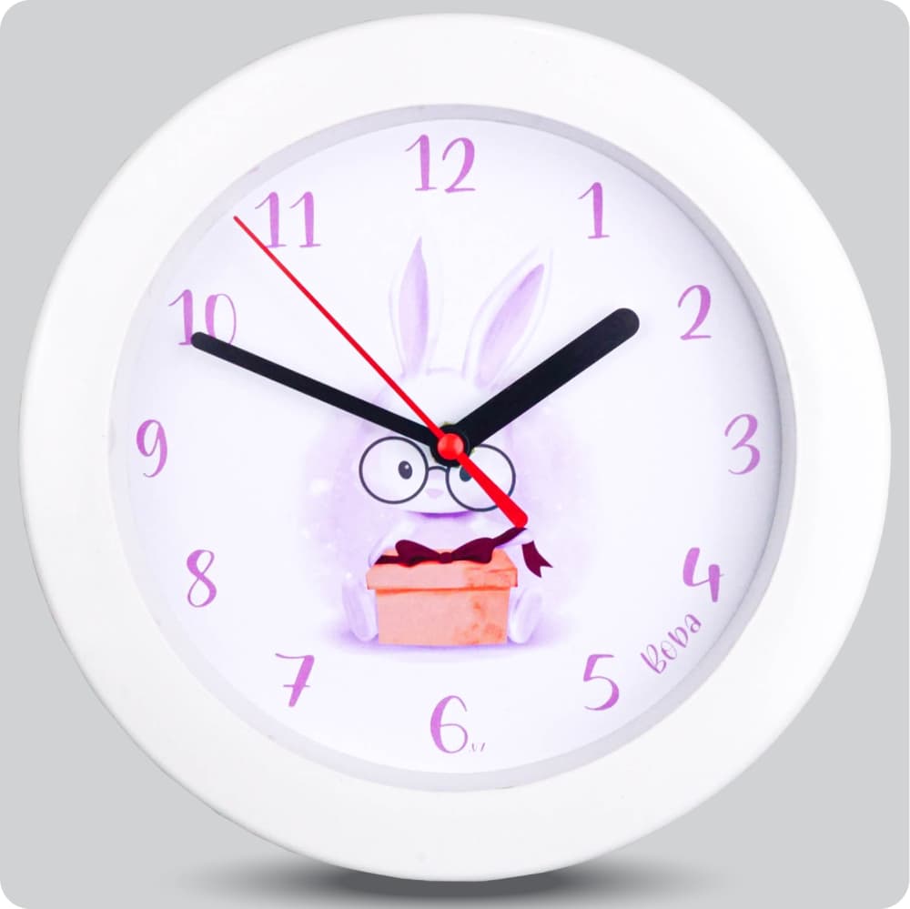 Jam Dinding Analog Karakter Anak Boba V7 JDBOBABB1159-805V7