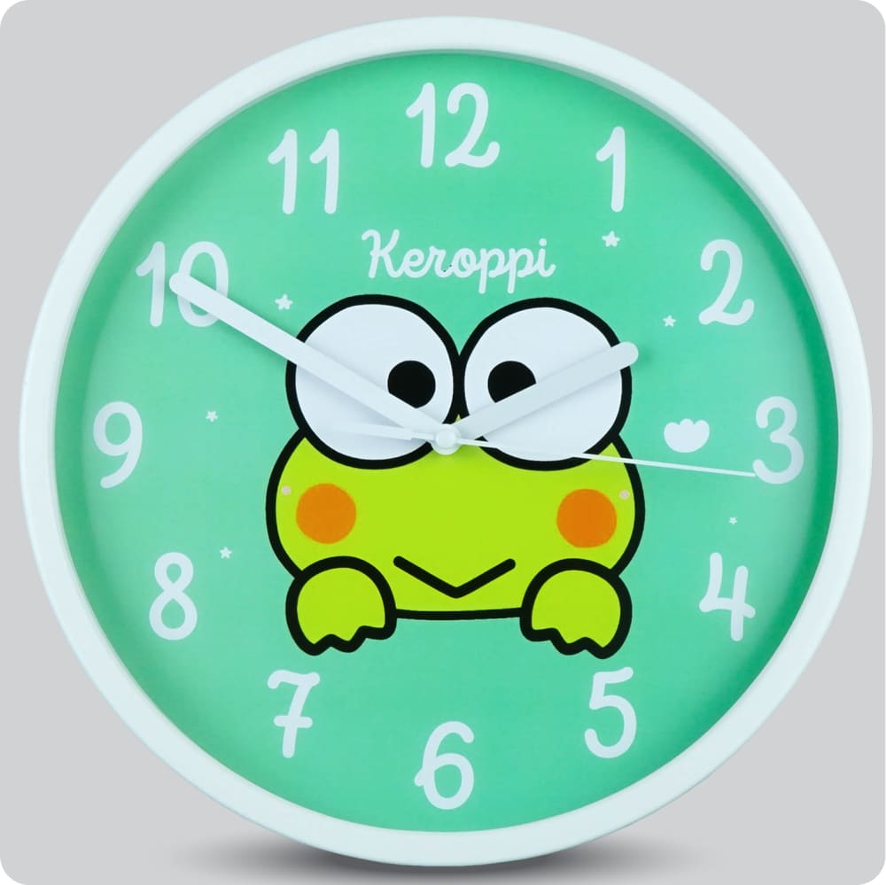 Jam Dinding Analog Karakter Anak Non Keroppi 25 Cm JDNONNN2202-168LKER