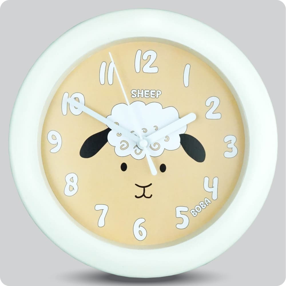 Jam Dinding Analog Karakter Anak Boba Sheep JDBOBABB8585-805SHE