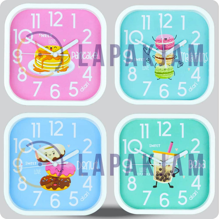 Jam Dinding Analog Karakter Anak Alari Boba JDALARAL1116-5454BOB