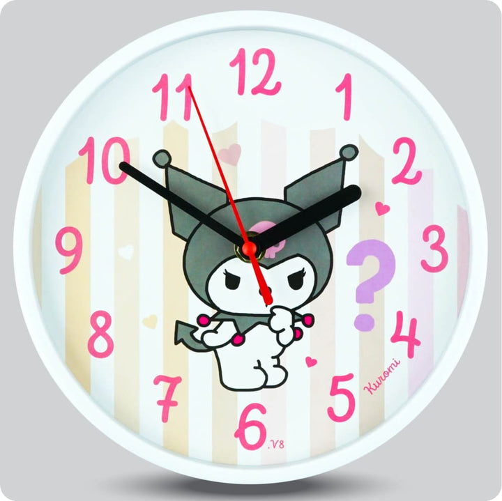 Jam Dinding Analog Karakter Anak Non Kuromi V8 JDNONNN2222-1668KURV8