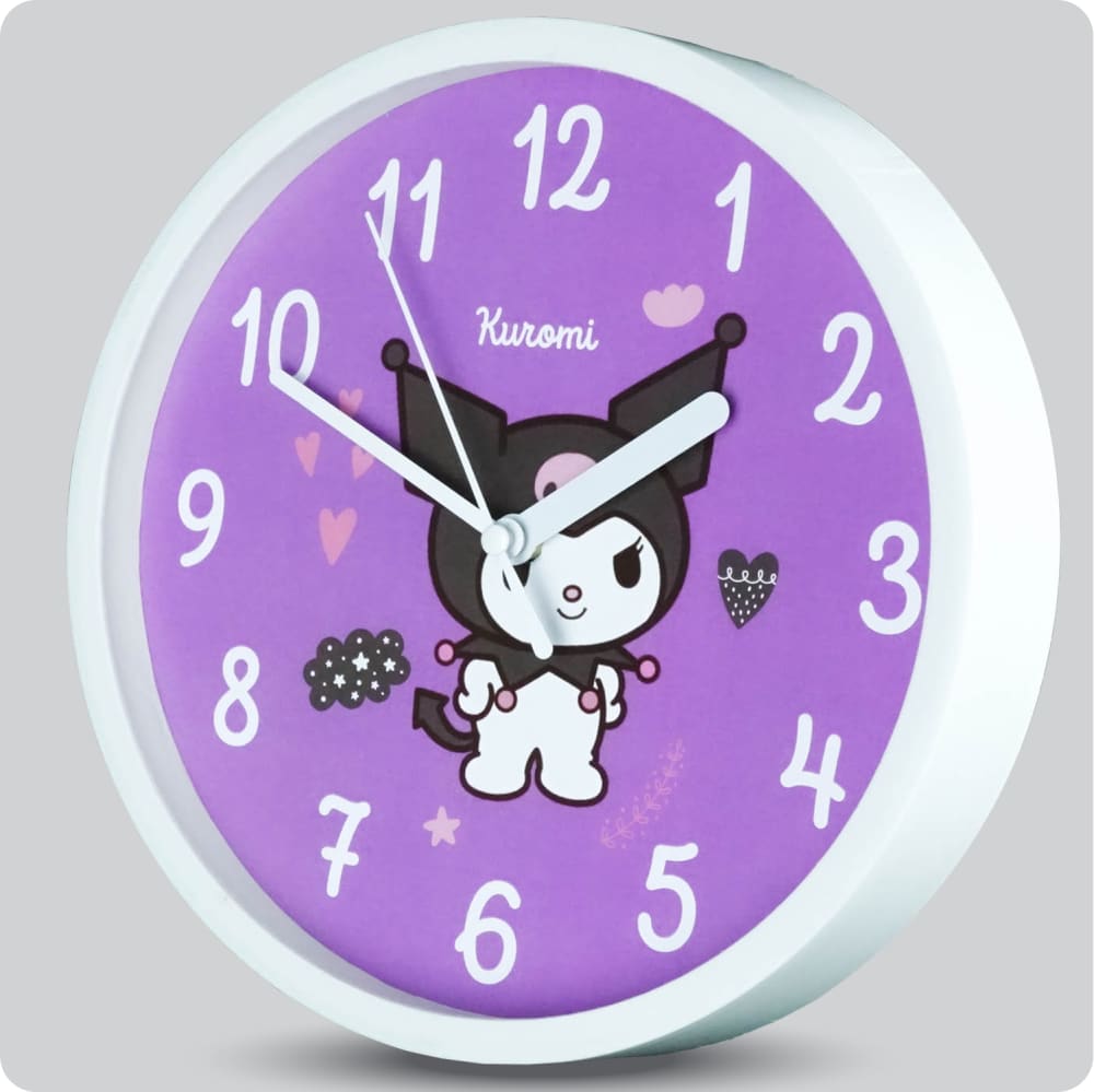 Jam Dinding Analog Karakter Anak Non Kuromi JDNONNN2202-1668KUR