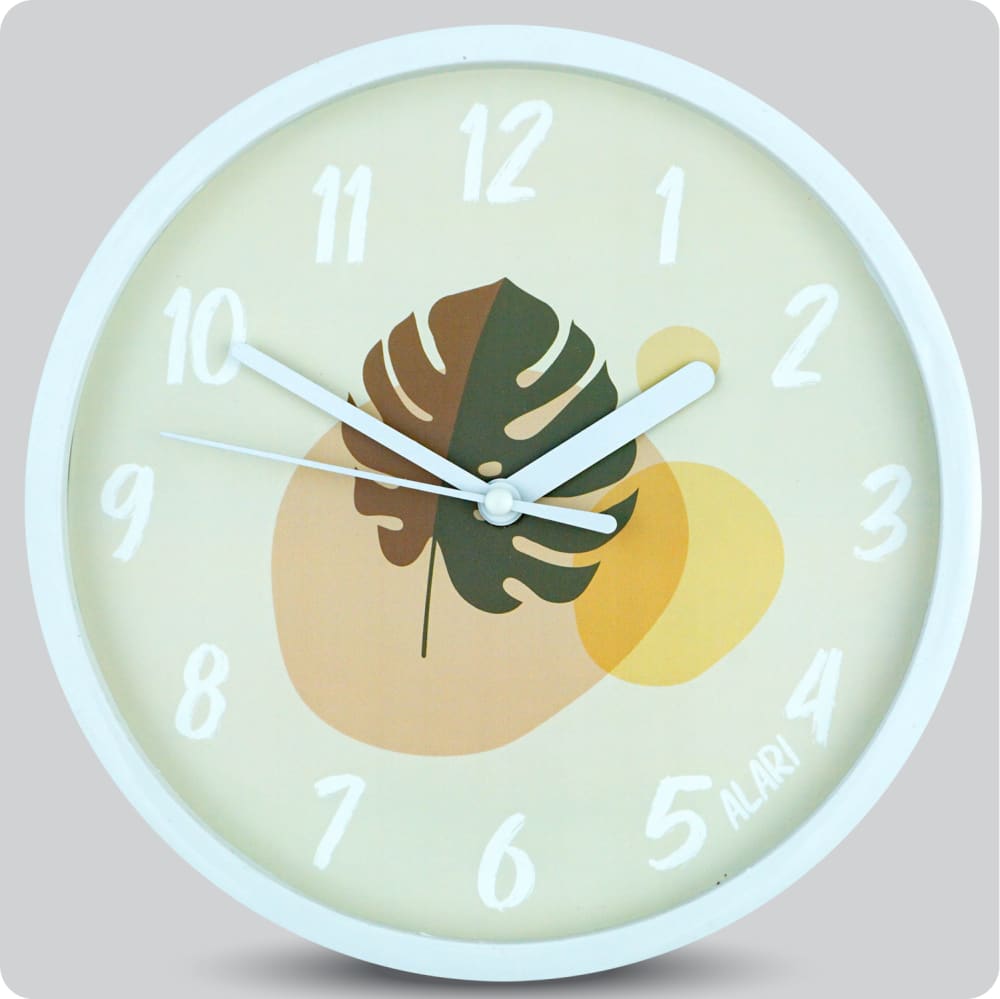 Jam Dinding Analog Bunga Alari Palem JDALARAL6788-1668PAL