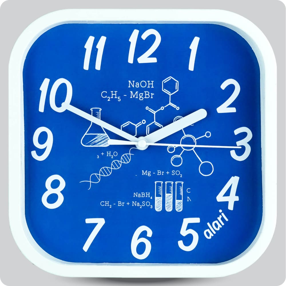 Jam Dinding Analog Karakter Anak Alari Chemistry JDALARAL1229-5454CHE